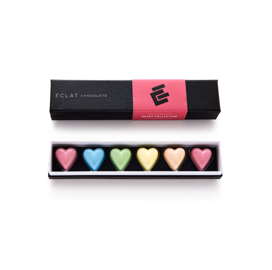 6-piece Chocolate Hearts Collection